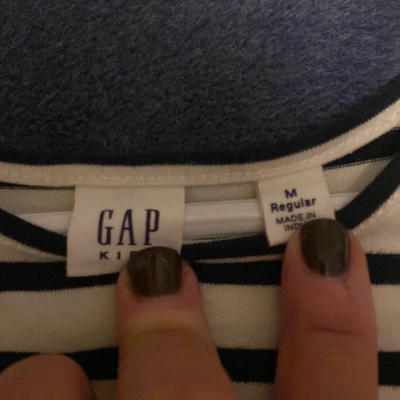 Great for Easter/grad Adorable gap kids size m striped top sequin skirt - Picture 4 of 5